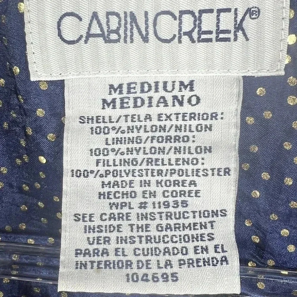 VTG NWT CabinCreek Womens M Jogging Track Suit 80s Blue Gold Lined Grannycore - Picture 14 of 16